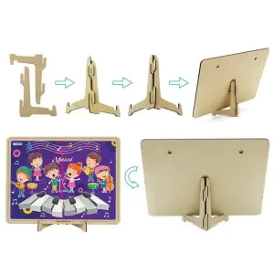 Eduketive PuzzleDecor The Musical Decorative 40 Pieces Jigsaw Puzzle with Stand