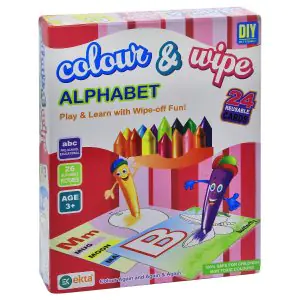 Ekta Colour & Wipe Alphabet Play & Learn