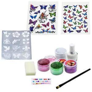 Ekta Glitter Trendy Tattoos