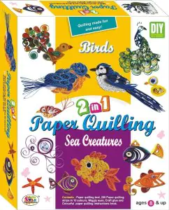 Ekta Paper Quilling Kit 2in1 Birds and Sea Creatures EK284