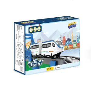 Electrobotic Boogy Woogy DIY Indian City Train Set EM0402/00 (77PCS)