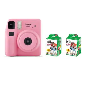 FUJIFILM Instax Mini SE Joy Pack Instant Camera Pink