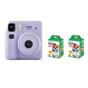 FUJIFILM Instax Mini SE Joy Pack Instant Camera Purple