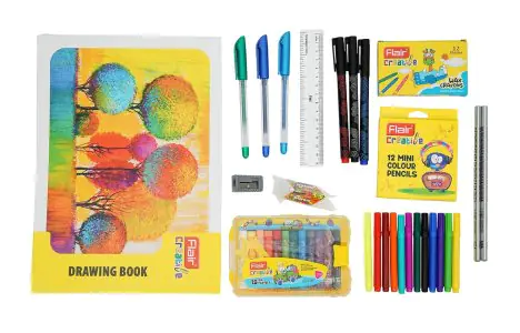 Flair Creative Complete Colouring Art Club Kit