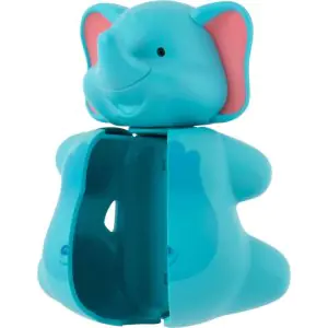 Flipper Fun Animal Elephant Toothbrush Cover & Toothbrush Combo Pack