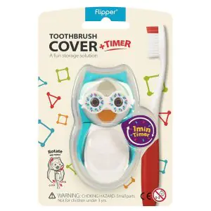 Flipper Owl Smarty Toothbrush Holder+Timer