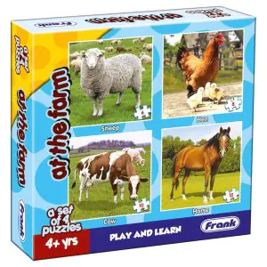 Frank At The Farm Animal Jigsaw Puzzle (36 Pieces)