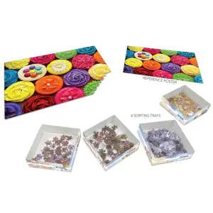 Frank Colourful Cupcakes Jigsaw Puzzle (500 Piece)