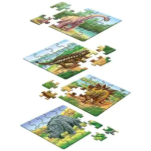 Frank Dinosaurs Animal Kingdom A Set of 4 Jigsaw Puzzle