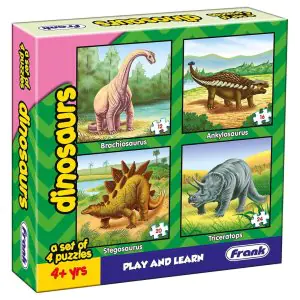Frank Dinosaurs Animal Kingdom A Set of 4 Jigsaw Puzzle