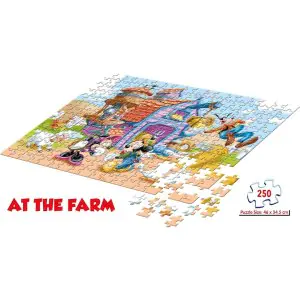 Frank Disney Mickey Mouse - At The Farm Jigsaw Puzzle (250 Pieces)