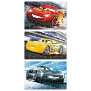 Frank Disney Pixar Cars 3in1 Jigsaw Puzzle (48 Pieces)