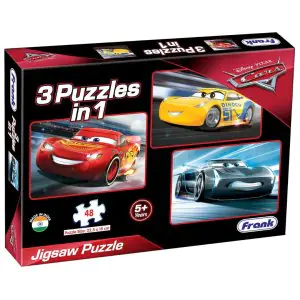 Frank Disney Pixar Cars 3in1 Jigsaw Puzzle (48 Pieces)