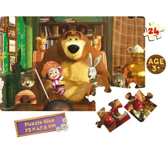 Frank Gaint Masha and The Bear Giant Floor Puzzle