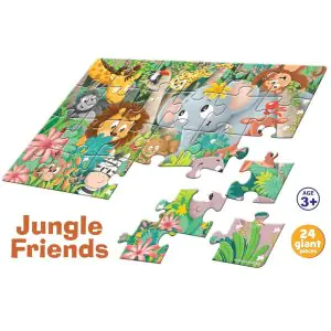 Frank Jungle Friends Giant Floor Jigsaw Puzzle (24 Cardboard Pieces)