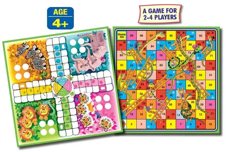 Frank Jungle Ludo And Snakes & Ladders Board Game