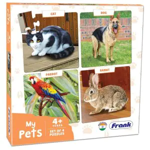 Frank My Pets Animal A Set of 4 Jigsaw Puzzle