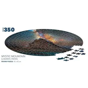 Frank Mystic Mountain Jigsaw Puzzle Round (350 Pieces)