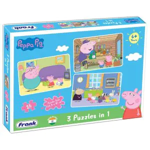 Frank Peppa Pig 3in1 Jigsaw Puzzle (26 Pieces)