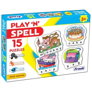 Frank Play ‘n’ Spell Jigsaw Puzzle - 15 Self-Correcting Pieces