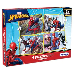 Frank Spiderman 4in1 Jigsaw Puzzle (63 Pieces)