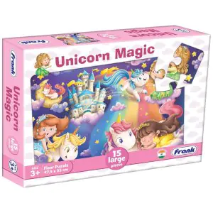 Frank Unicorn Magic Floor Jigsaw Puzzle (15 Pieces)