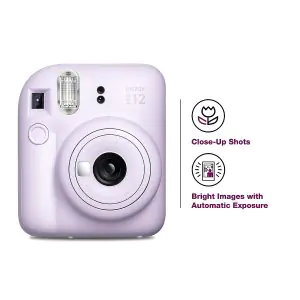 Fujifilm Instax Mini 12 Forever Purple with 20 Shots