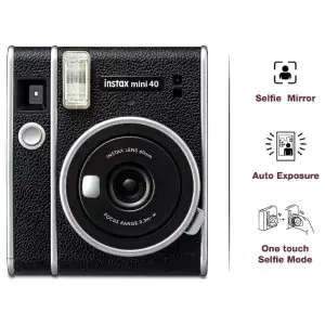 Fujifilm Instax Mini 40 Starter Kit Black With 10 Shots