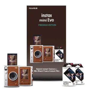 Fujifilm Instax Mini Evo Camera - (Brown)