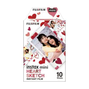Fujifilm Instax Mini Film Heart Sketch