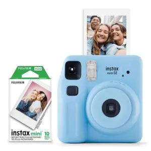 Fujifilm Instax Mini SE Fun Pack Instant Camera - Blue