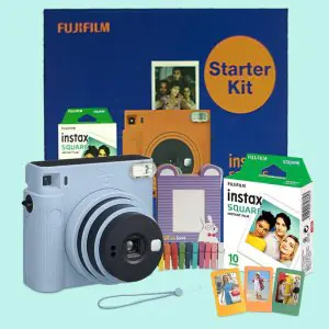 Fujifilm Instax Square  SQ 1 Camera Starter Kit Blue