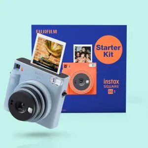 Fujifilm Instax Square  SQ 1 Camera Starter Kit Blue