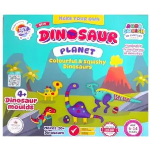 Fundoolabs Diy Science Aqua Squish Kit Dinosaur Planet