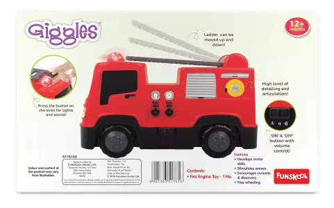 Funskool Giggles Fire Engine Lights and Sounds