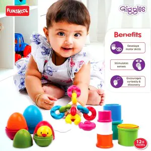 Funskool Giggles Link Stack 'N Nest Toy Set