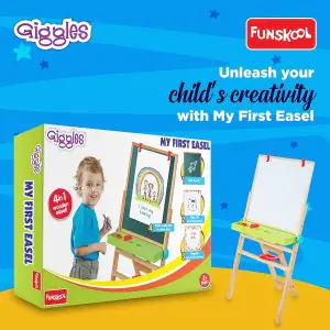 Funskool Giggles My First Easel 4in1 Wooden