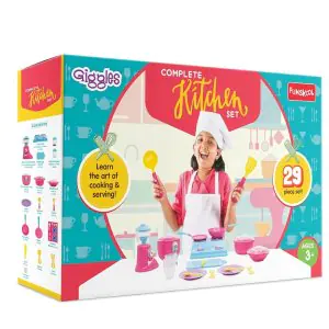 Funskool Giggles Plastic, Complete Kitchen Set