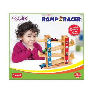 Funskool Giggles Wooden Ramp Racer