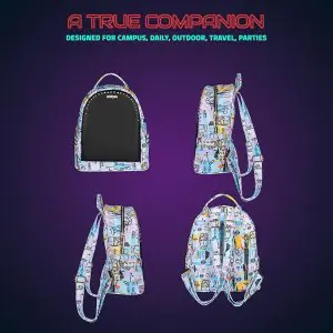 HOOKABA Dazz Roll Backpack white