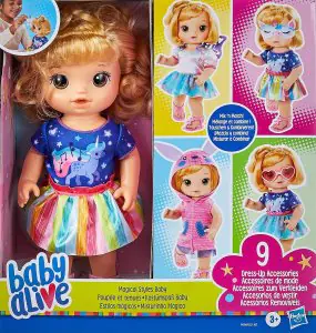 Hasbro Baby Alive Magical Styles Doll