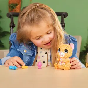 Hasbro Furreal Newborns Kitty Animatronic Plush Toy with Sound Effects