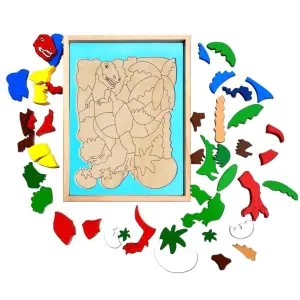 Hilife 3D Stubby Dinosaur Puzzle
