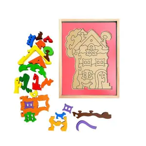Hilife 3D Stubby Shape Puzzle House