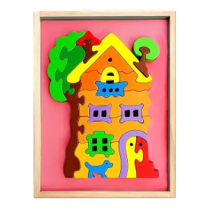 Hilife 3D Stubby Shape Puzzle House