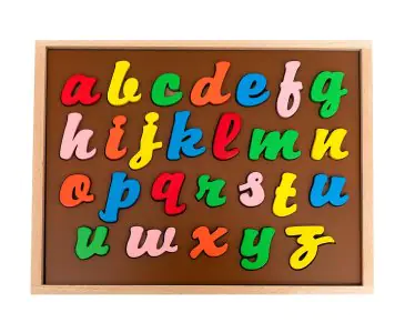 Hilife English Alphabet Puzzle 3-Layer Cursive Writing