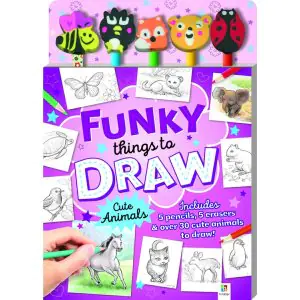 Hinkler Funky Things to Draw Cute Animals