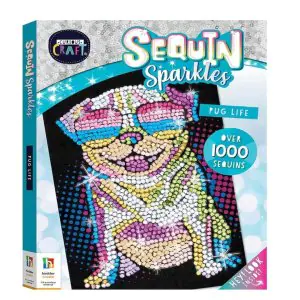 Hinkler Sequin Sparkles Pug Life
