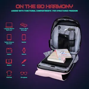 Hookaba Tech Trend Backpack Pink