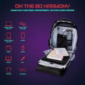 Hookaba Urban Buzz Backpack Black 